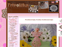 Tablet Screenshot of frivolitka.cz